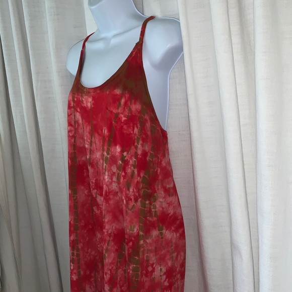 NWOT- Cute Auguka Tie Dye Sun Dress! - Picture 2 of 3